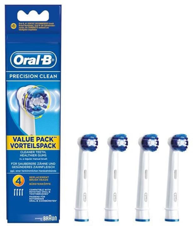 Oral-B Precision Clean 4er Brosses de rechange Precision Clean 4er Brosses de rechange Oral-B 717926300000 Photo no. 1