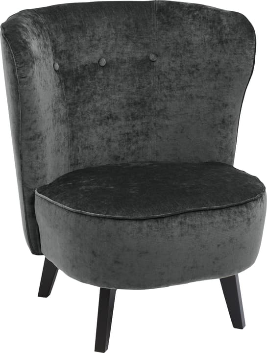 GOETHE Fauteuil GOETHE Fauteuil 402461507084 Dimensions L: 78.0 cm x P: 77.0 cm x H: 84.0 cm Couleur Anthracite Photo no. 1