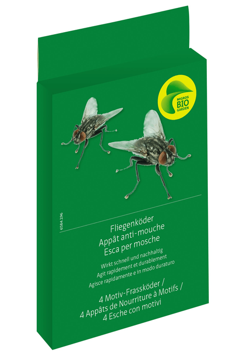 Image of Migros-Bio Garden Fliegenköder, 4 Motiv-Frassköder Insektenfalle bei Do it + Garden von Migros