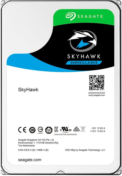Seagate SkyHawk SATA 3.5" 2 TB Hard disk Interno HDD SkyHawk SATA 3.5" 2 TB Hard disk Interno HDD Seagate 785300145857 N. figura 1