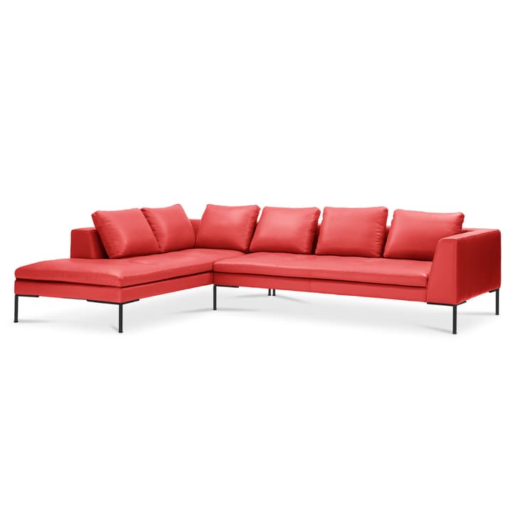 BRANDON Ecksofa Rec/3er BRANDON Ecksofa Rec/3er 366126950330 Grösse B: 319.0 cm x T: 230.0 cm x H: 86.0 cm Farbe Rot Bild Nr. 1