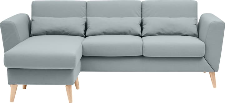 CASPER Canapé d'angle CASPER Canapé d'angle 405712151042 Dimensions L: 226.0 cm x P: 140.0 cm x H: 85.0 cm Couleur Bleu moyen Photo no. 1