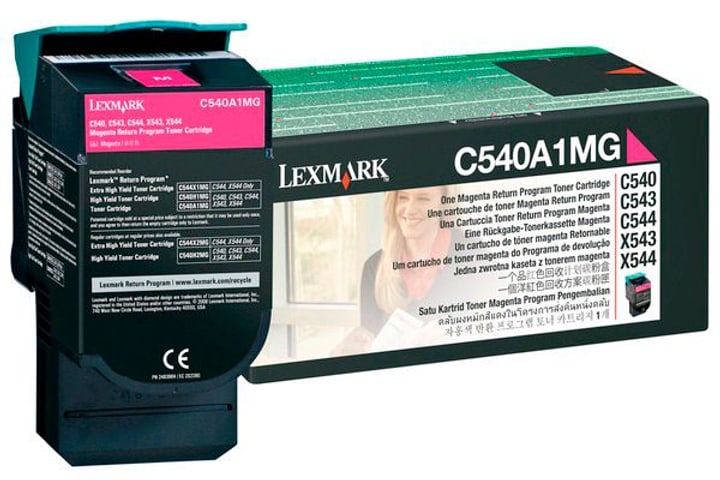 Lexmark C540A1MG Return Toner-Modul magenta C540A1MG Return Toner-Modul magenta Lexmark 785300126676 Bild Nr. 1