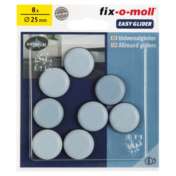 Universalgleiter 5 mm / Ø 25 8 x