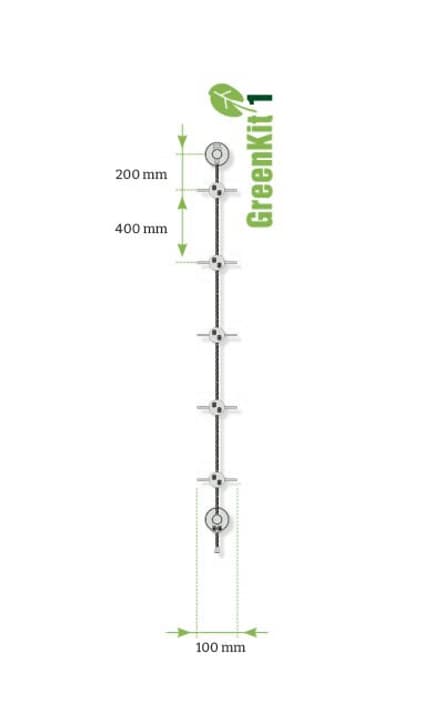 Image of Meister GreenKit 1 - Rankgerüst aus Edelstahl Rankhilfe bei Do it + Garden von Migros