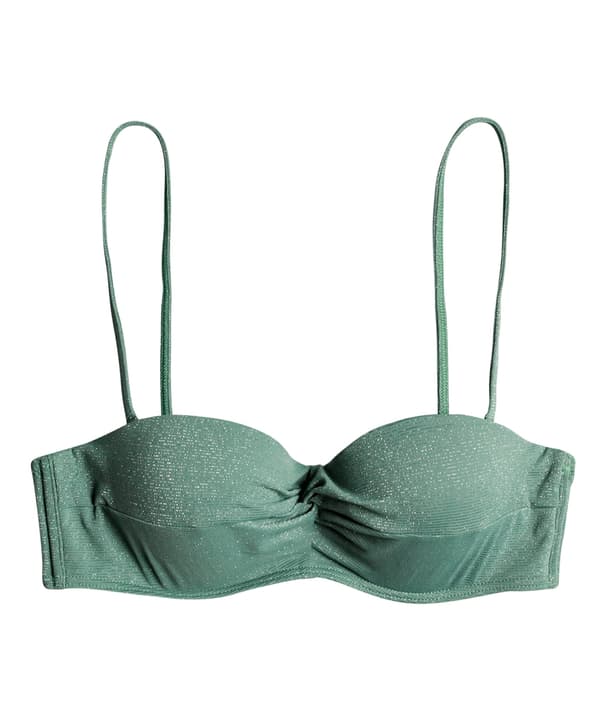 Image of Roxy Shimmer Time Bandeau Bikini Oberteil olive bei Migros SportXX