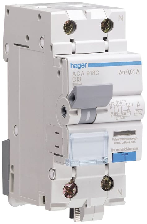 Image of Hager FI LS 16A 30mA 2-polig Schalter