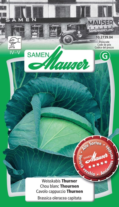 Image of Samen Mauser Weisskabis Thurner Gemüsesamen bei Do it + Garden von Migros