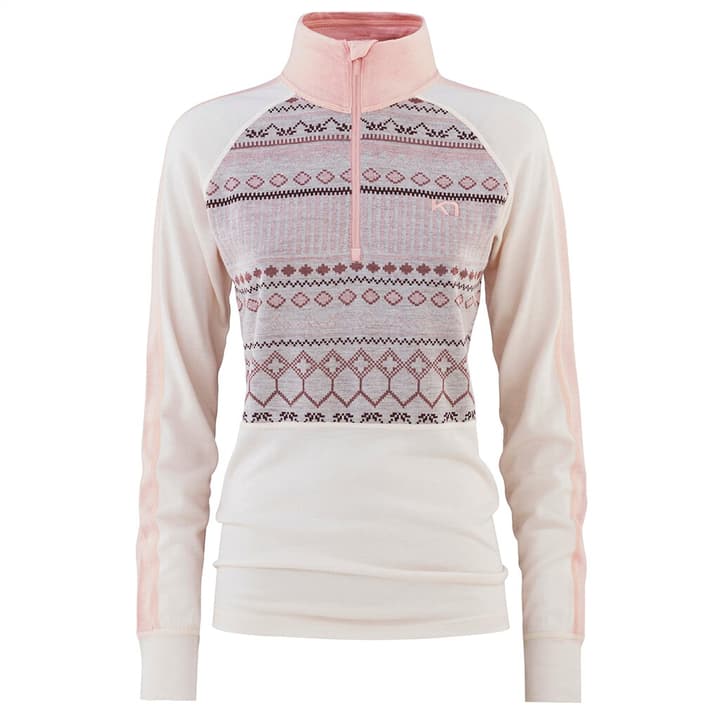 Image of Kari Traa Tuva Half Zip Langarmshirt rohweiss