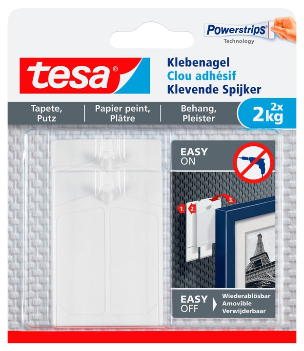 Image of Tesa Klebenagel Tapete & Putz, 2 kg