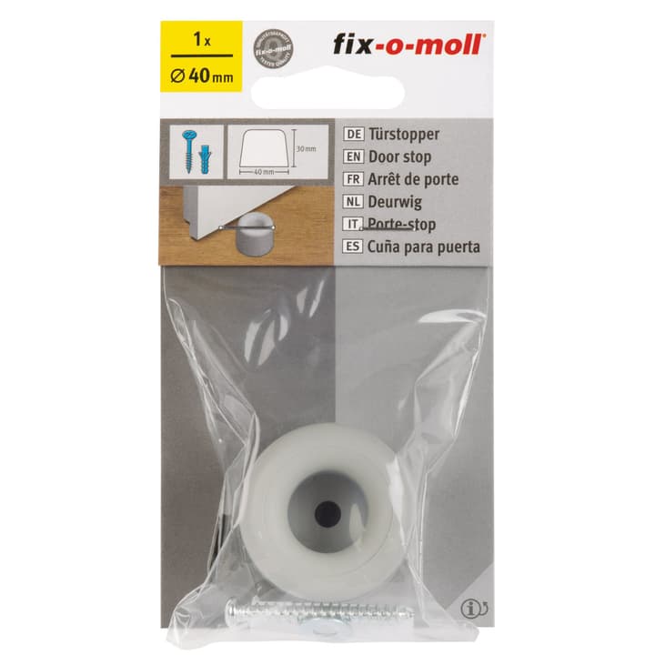 Image of Fix-O-Moll Türstopper mit Schraube Ø 40 mm 1 x