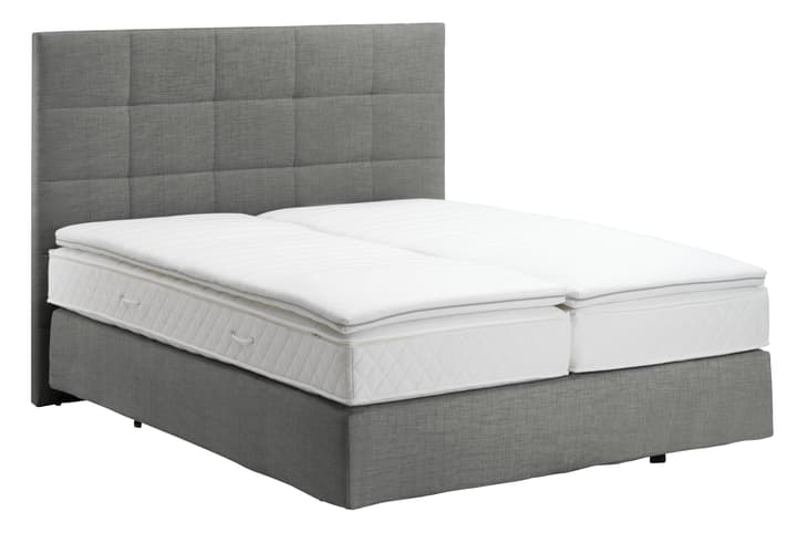NAVIER Lit Boxspring NAVIER Lit Boxspring 403485300000 Couleur Gris Dimensions L: 160.0 cm x P: 200.0 cm Photo no. 1