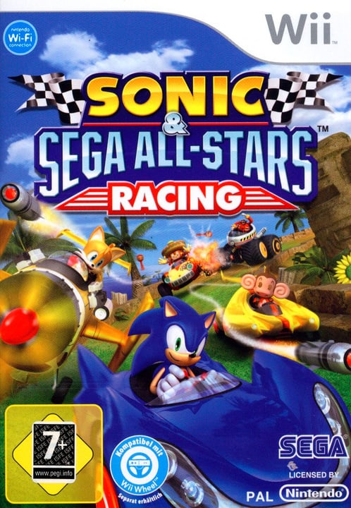 Wii - Sonic + Sega All-Stars Racing Box Wii - Sonic + Sega All-Stars Racing Box 785300129505 N. figura 1