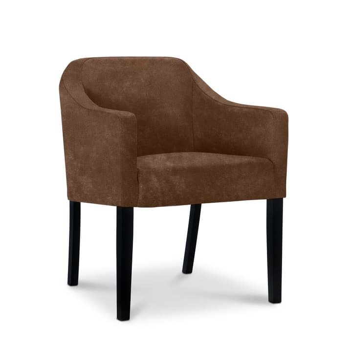 LUCAS Chaise Vintage LUCAS Chaise Vintage 366008936202 Dimensions L: 62.0 cm x P: 63.0 cm x H: 79.0 cm Couleur Brun foncé Photo no. 1