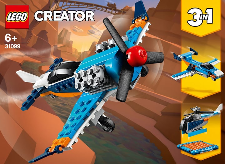 LEGO Creator 31099 Propellerflugzeug LEGO Creator 31099 Aereo a elica LEGO Creator 31099 Propellerflugzeug LEGO Creator 31099 Aereo a elica 748733200000 Photo no. 1