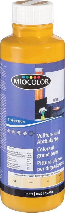 Miocolor Pittura pieno e per digradazione Pittura pieno e per digradazione Miocolor 660732700000 Colore Ocra Contenuto 500.0 ml N. figura 1
