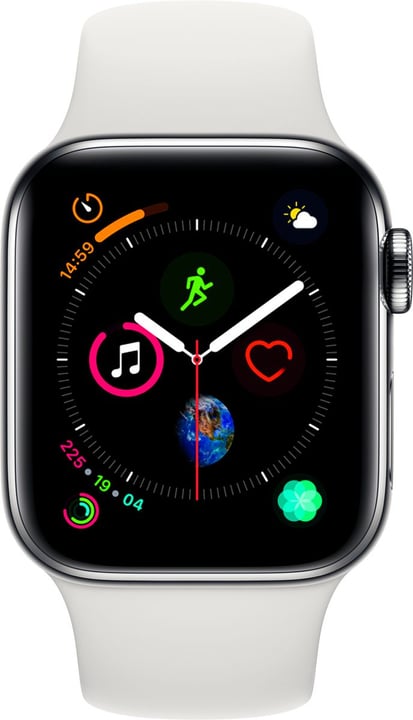Apple Watch Serie 4 40mm GPS+Cellular Stainless Steel White Sport Band Smartwatch Watch Serie 4 40mm GPS+Cellular Stainless Steel White Sport Band Smartwatch Apple 798453400000 N. figura 1