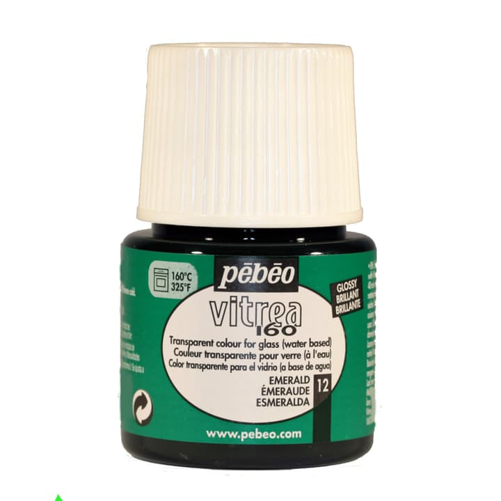 Pébéo Vitrea 160 Glossy 12 Emerald 45ml Glasfarbe