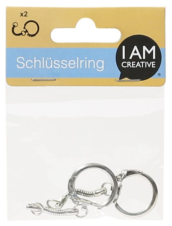Image of I AM CREATIVE Schlüsselring Clip mit Kette bei Do it + Garden von Migros