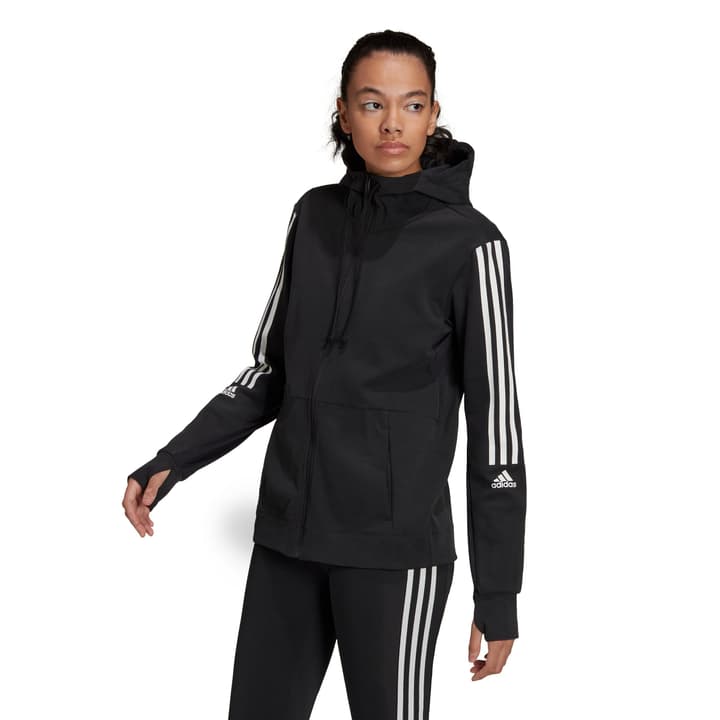 Image of Adidas W TC Hooded Track Top Trainingsjacke schwarz