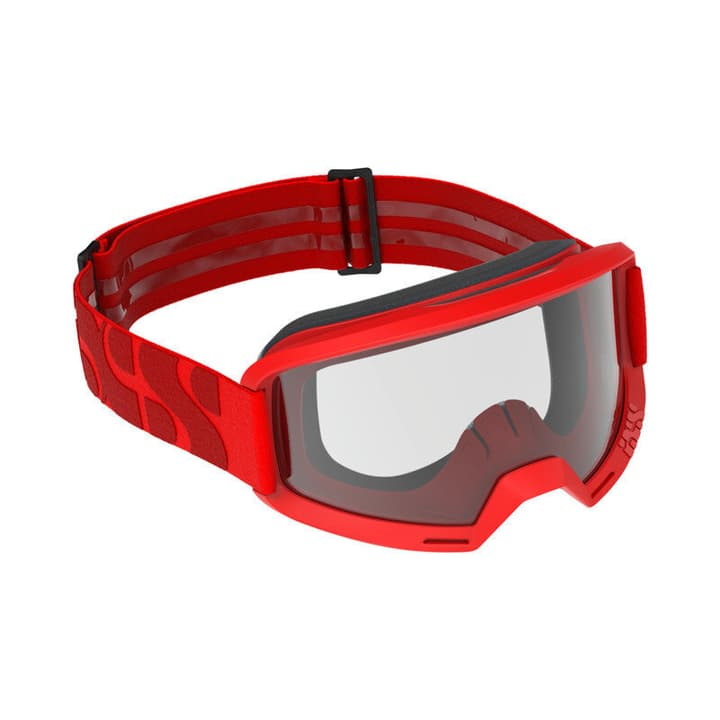 Image of iXS Hack Clear MTB Goggle rot