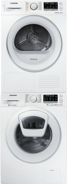Samsung WW80K5400WW/WS - DV80M5010IW/WS AddWash (Waschturm Nr. 7) Waschturmkombination WW80K5400WW/WS - DV80M5010IW/WS AddWash (Waschturm Nr. 7) Waschturmkombination Samsung 717224100000 Bild Nr. 1