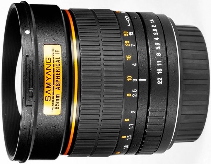 Samyang 85mm / 1.4 IF Aspherical (Canon) Obiettivo Obiettivo 85mm / 1.4 IF Aspherical (Canon) Obiettivo Obiettivo Samyang 785300125116 N. figura 1