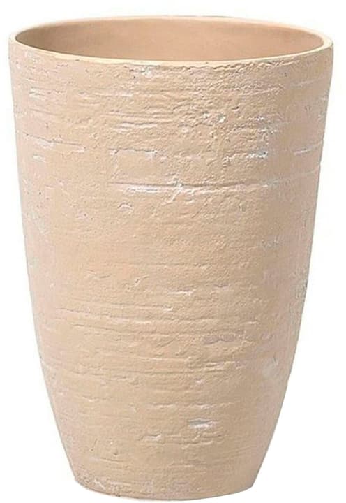 Image of Beliani Blumenkübel beige rund 35 x 50 cm CAMIA Blumentopf