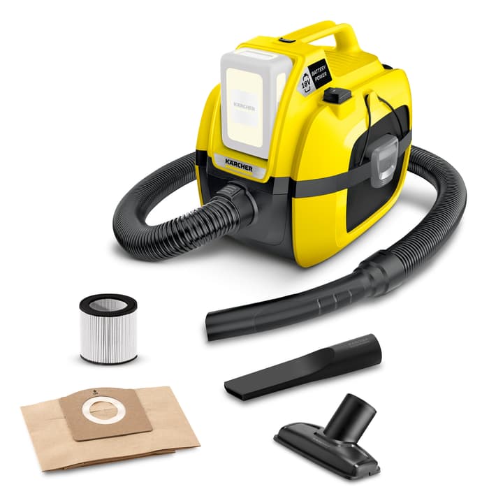 Kärcher WD 1 Compact Battery 18 V Aspirateur eau et poussières sans fil WD 1 Compact Battery 18 V Aspirateur eau et poussières sans fil Kärcher 616121700000 Photo no. 1