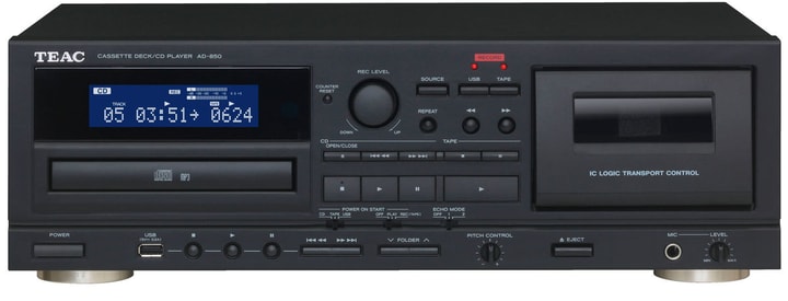 TEAC AD-850-B - Schwarz Kassettendeck AD-850-B - Schwarz Kassettendeck TEAC 785300142018 Bild Nr. 1
