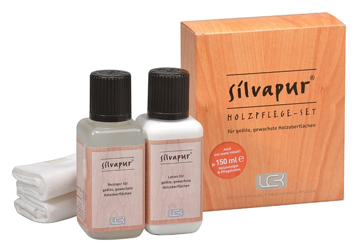 SILVAPUR Reinigungsmittel für geölte Oberflächen SILVAPUR Reinigungsmittel für geölte Oberflächen 360044733802 Grösse B: 47.0 cm x T: 28.0 cm x H: 17.0 cm Bild Nr. 1