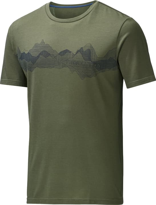 Trevolution Wesley T-shirt à manches courtes pour homme Wesley T-shirt à manches courtes pour homme Trevolution 462767000567 Couleur olive Taille L Photo no. 1