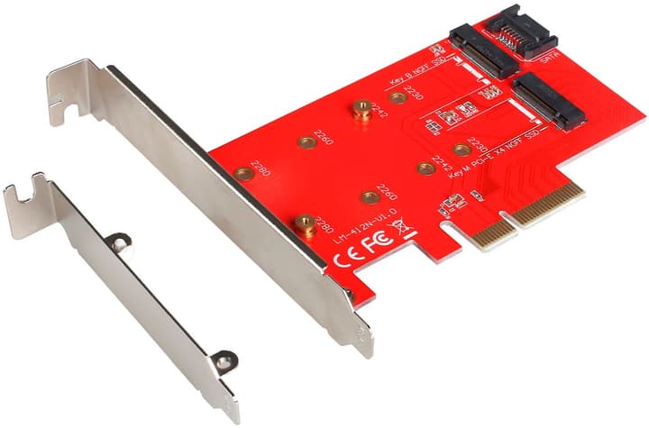 i-Tec PCI-E 2x M.2 Card PCI Card PCI-E 2x M.2 Card PCI Card i-Tec 785300147224 Photo no. 1