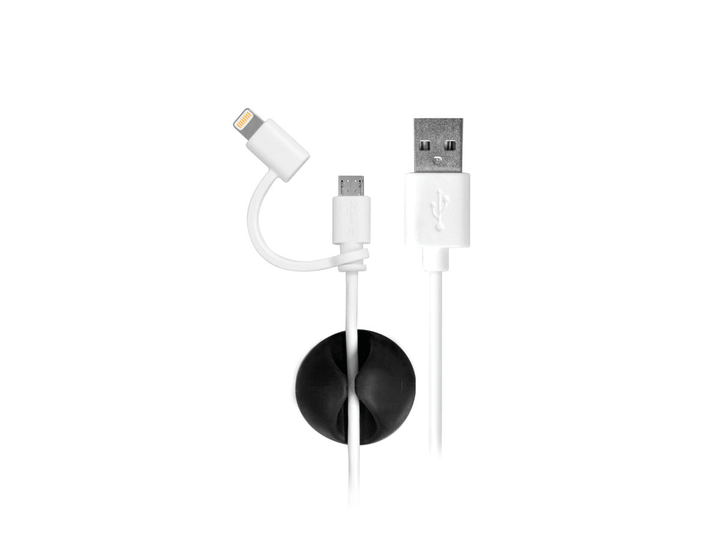 Port Design PORT Charge & Sync Cable 2in1 Lightning micro USB 1.2m weiss PORT Charge & Sync Cable 2in1 Lightning micro USB 1.2m weiss Port Design 798222400000 Bild Nr. 1