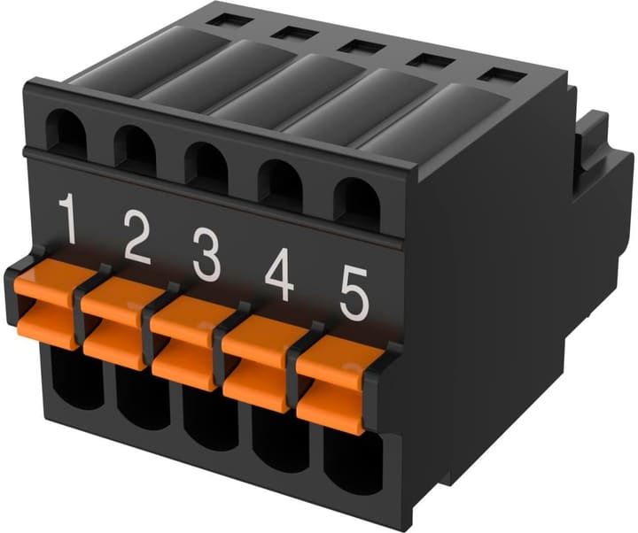 AXIS Klemme TU6008 5-PIN Schwarz 10 Stück Alarmanlagen