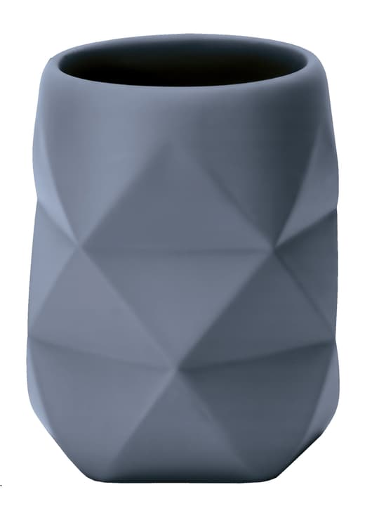 Image of Kleine Wolke Zahnputzbecher Crackle Dunkelgrau, Gobelet pour le brossage de dents Gris foncé Zahnbecher