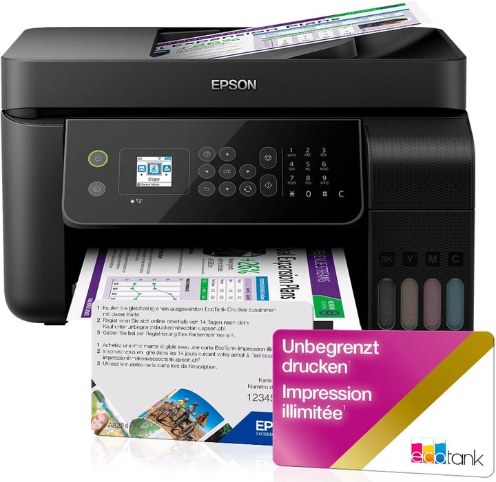 Epson EcoTank ET-4700 Unlimited Imprimante multifonction EcoTank ET-4700 Unlimited Imprimante multifonction Epson 785300149660 Photo no. 1