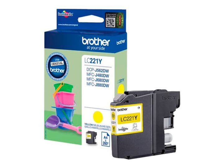 Brother LC-221Y gelb Tintenpatrone LC-221Y gelb Tintenpatrone Brother 785300124048 Bild Nr. 1
