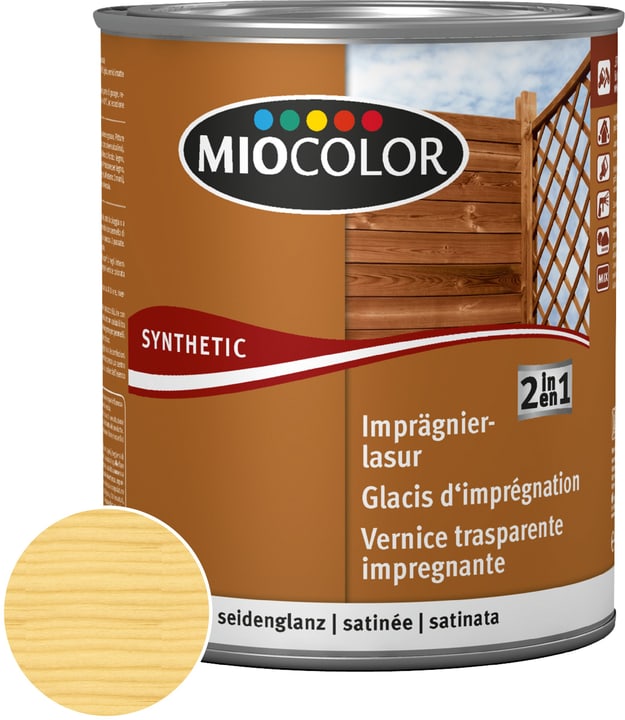 Image of Miocolor 2in1 Imprägnierlasur Farblos 750 ml bei Do it + Garden von Migros