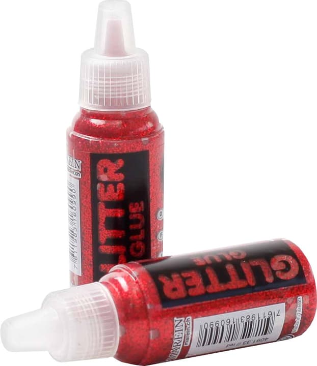 Image of I AM CREATIVE Glitter Glue 25 ml, rot Glitterglue