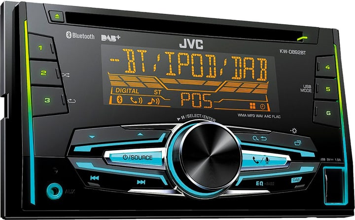 JVC KW-DB92BTANT Autoradio DAB+ KW-DB92BTANT Autoradio DAB+ JVC 785300129753 Bild Nr. 1