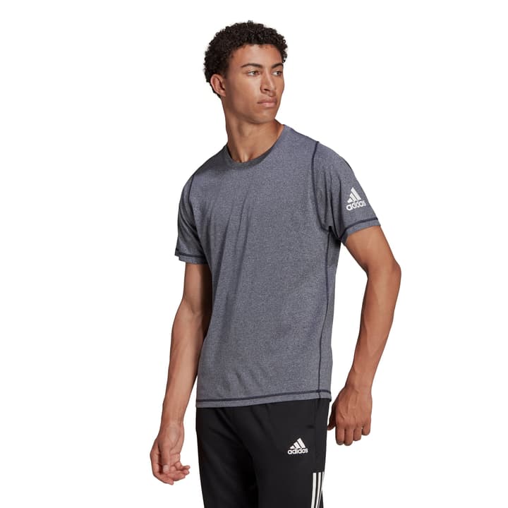 Image of Adidas M FRL ULT Heather Tee Fitnessshirt dunkelblau bei Migros SportXX