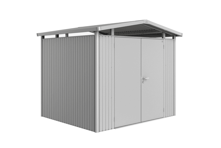 Biohort Ricovero Panorama P3 Ricovero Panorama P3 Biohort 647252000000 Colore Argento-Metallico Copertura di tetto Tetto in lamiera zincata N. figura 1