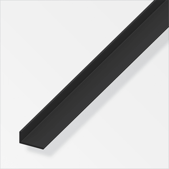 alfer Cornière 2 x 20 x 25 mm PVC noir 1 m Cornière 2 x 20 x 25 mm PVC noir 1 m alfer 605142100000 Photo no. 1