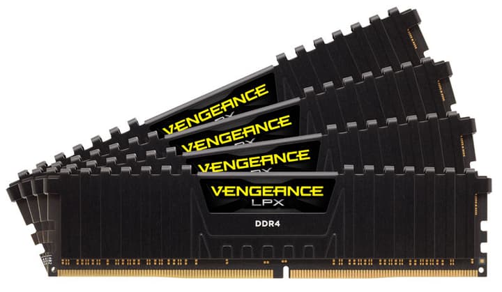 Corsair mémoire vive (RAM) Vengeance LPX noir 4x 8Go DDR4 2666 MHz mémoire vive (RAM) Vengeance LPX noir 4x 8Go DDR4 2666 MHz Corsair 785300129186 Photo no. 1