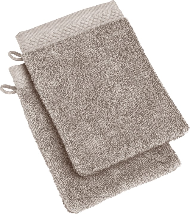 NEVA Lavettes à 2 piéces NEVA Lavettes à 2 piéces 450849720069 Couleur Taupe Dimensions L: 15.0 cm x H: 21.0 cm Photo no. 1