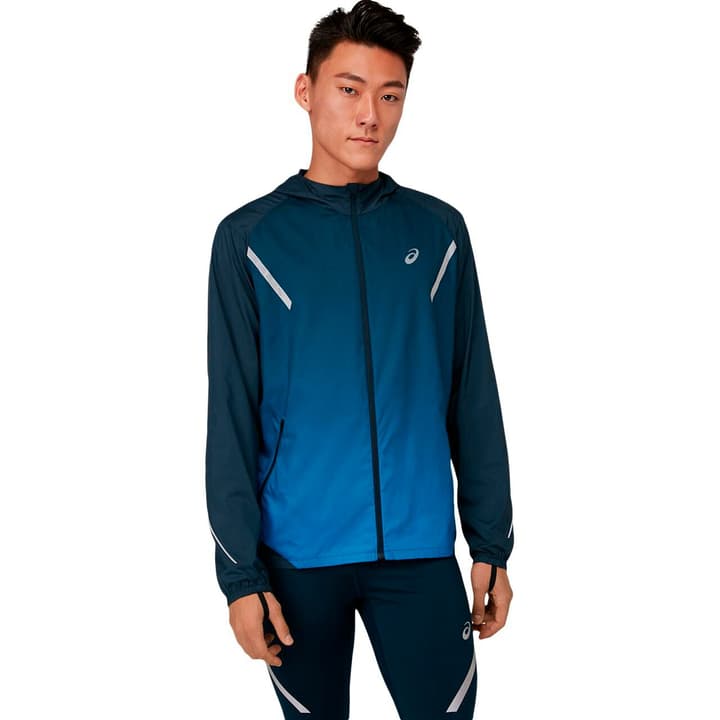 Image of Asics Lite-Show Jacket Laufjacke dunkelblau