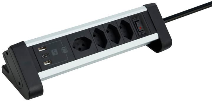 Image of Schönenberger ALU Tisch-Steckdosenleiste USB-C Steckdosenleiste