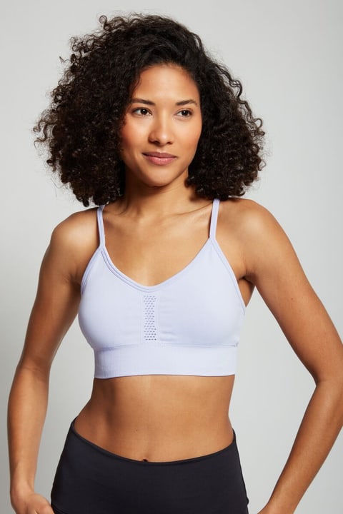 Image of Perform Padded Seamless Bra Low Sport-BH lila