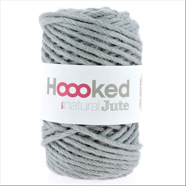 Image of Hoooked Natural Jute, Grey Mist Textilgarn